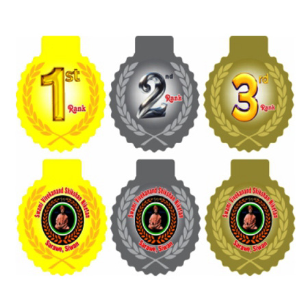 ACRYIC MEDALS SINGLE AND  BOTH SIDE 2.5*2.5 INCH