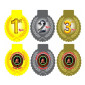 ACRYIC MEDALS SINGLE AND  BOTH SIDE 2.5*2.5 INCH