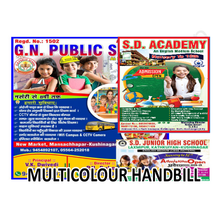 MULTICOLOR HANDBILL ONE SIDE